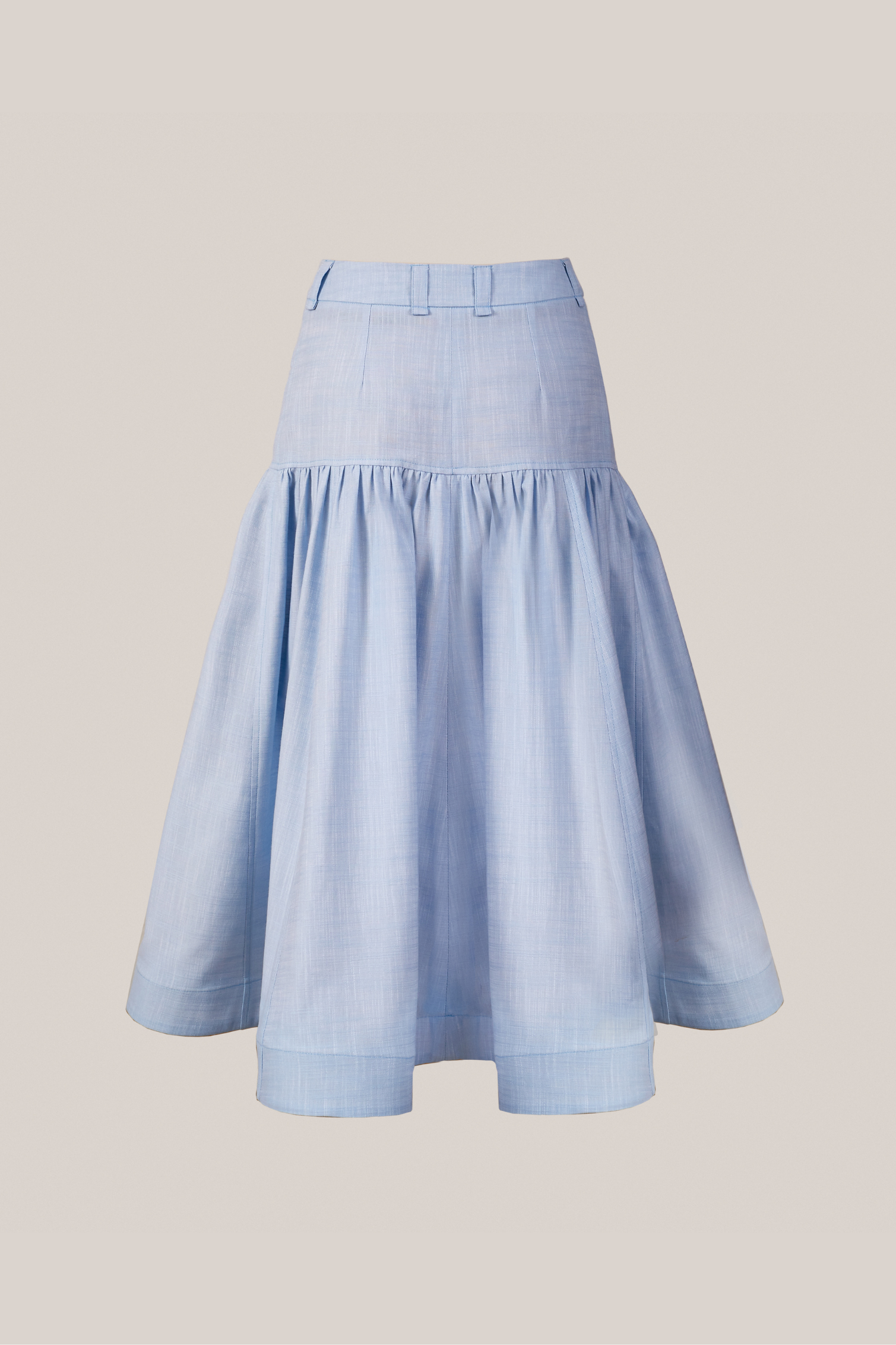 Falda Luisa Celeste