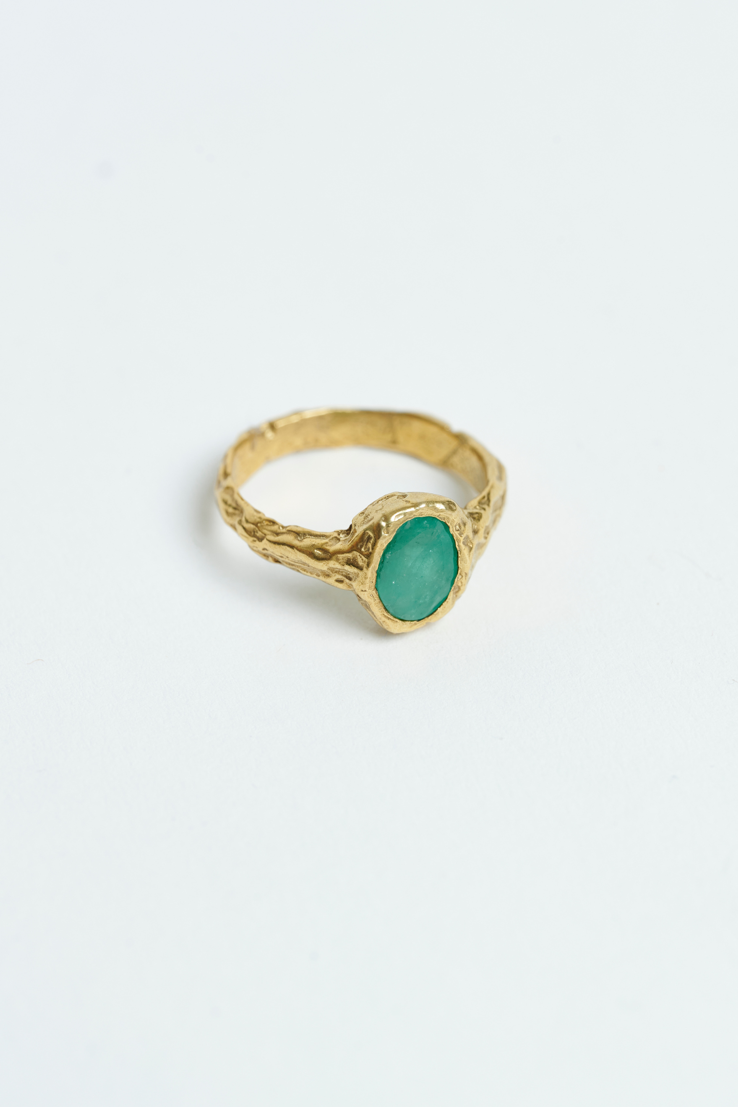 Anillo Esmeralda Solitario
