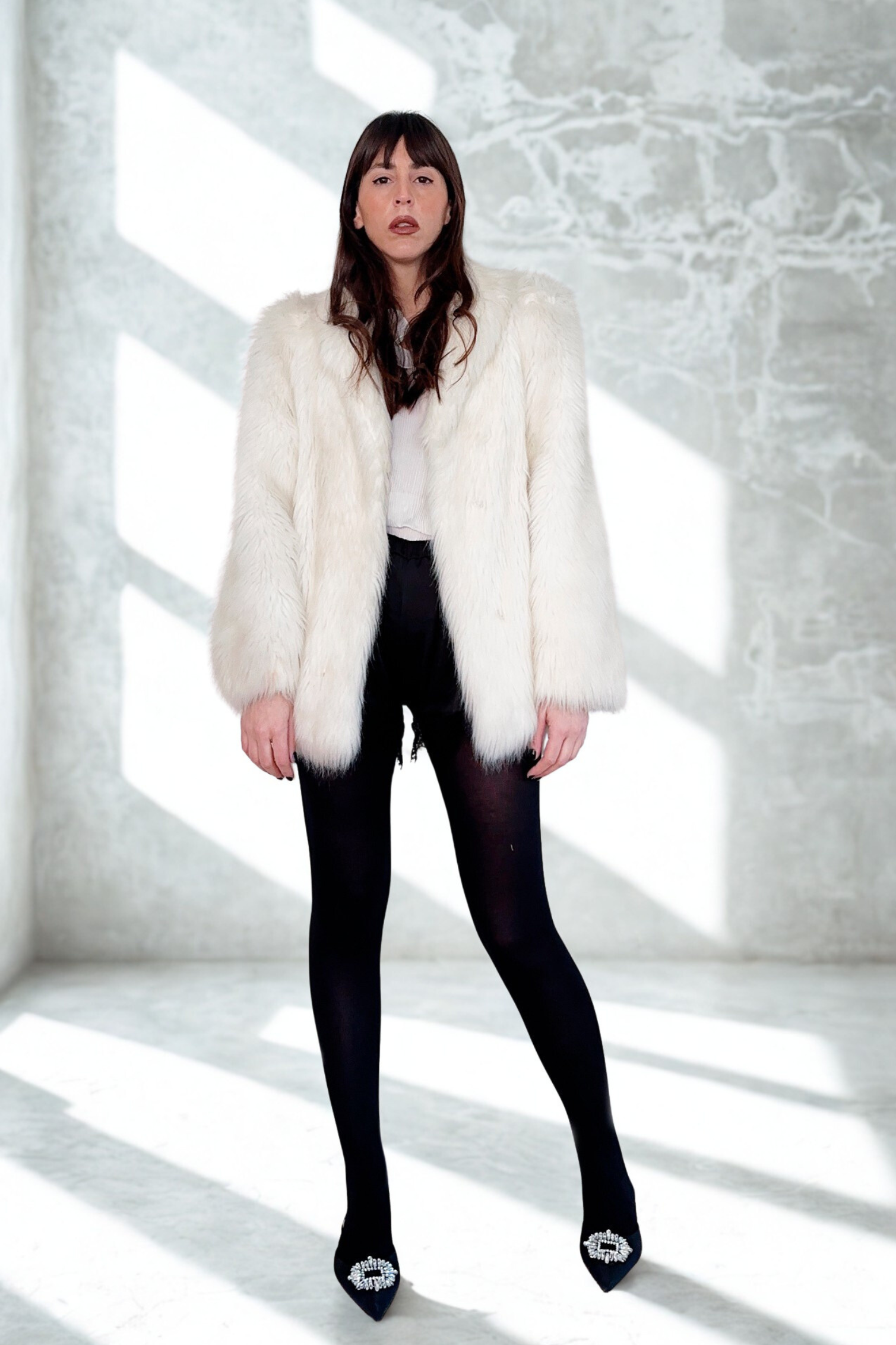 Fut Coat Blanco