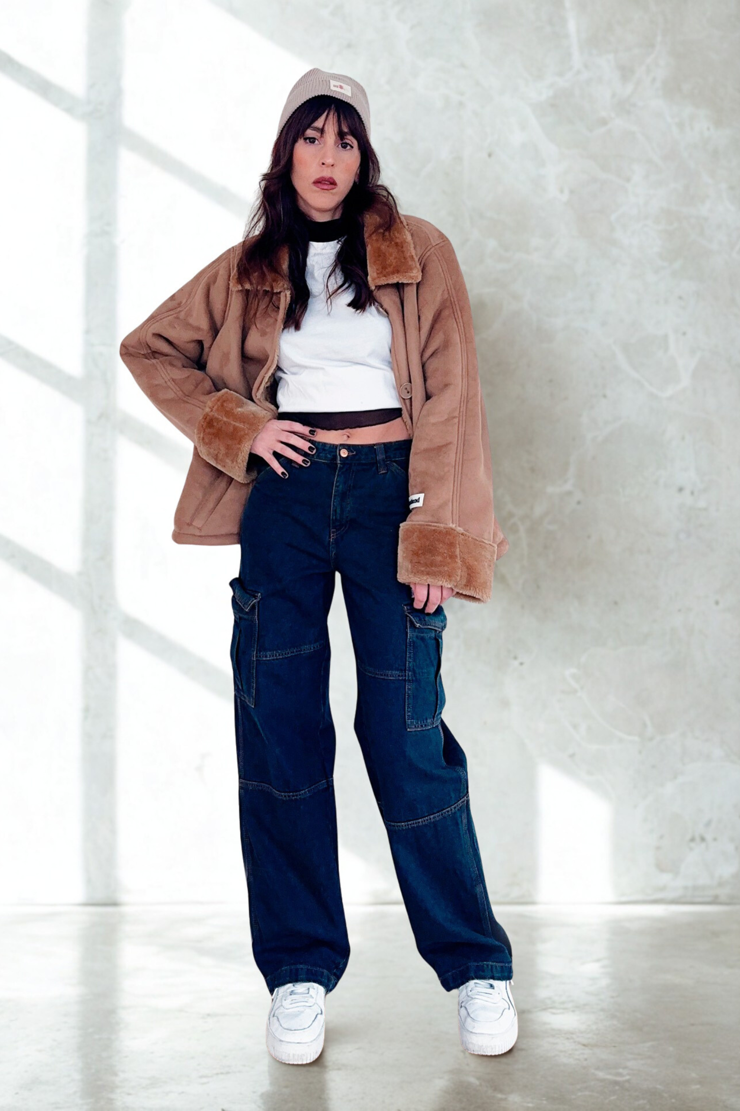 Suede Jacket Camel