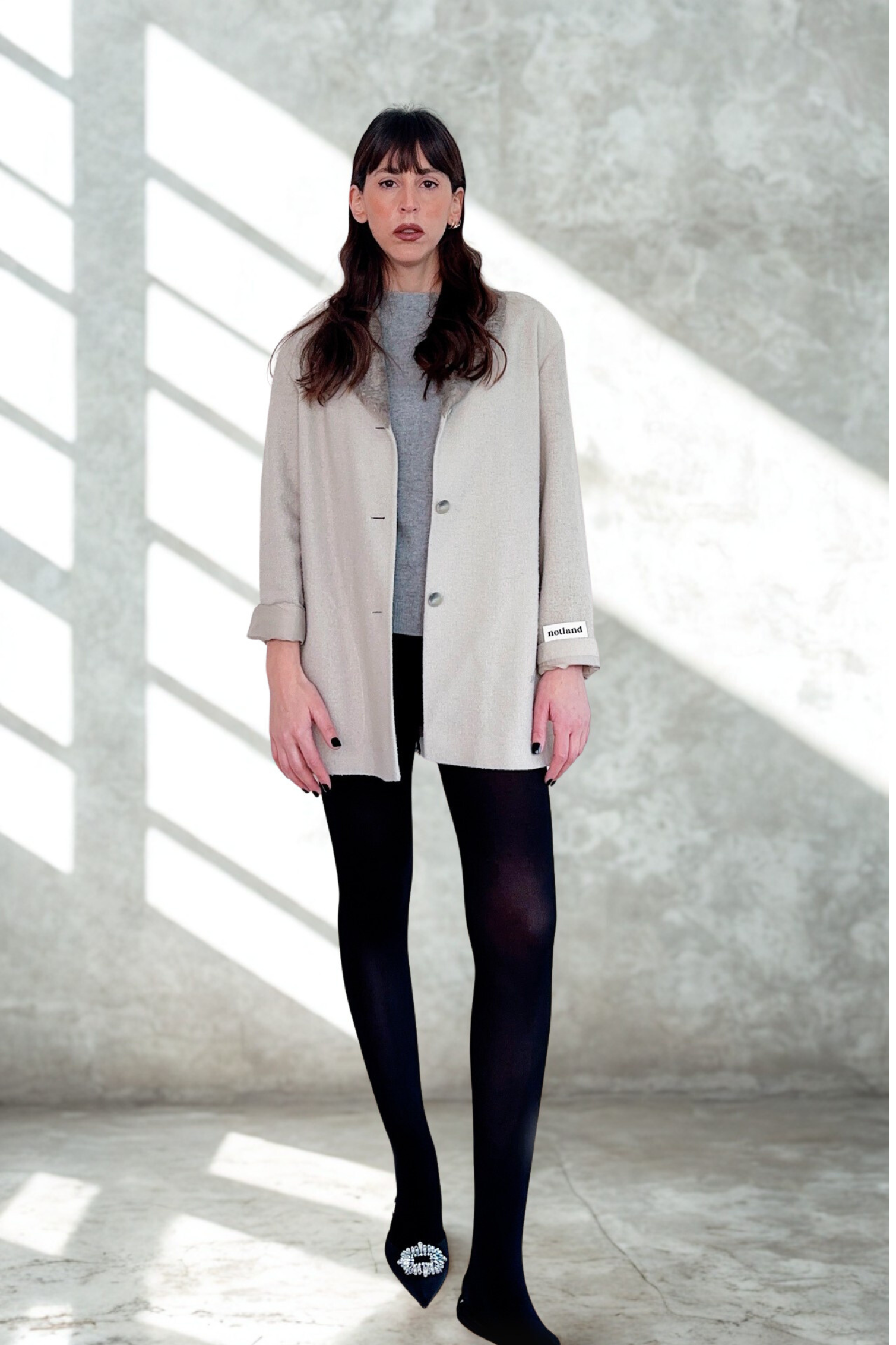 Blazer Jacket Gris