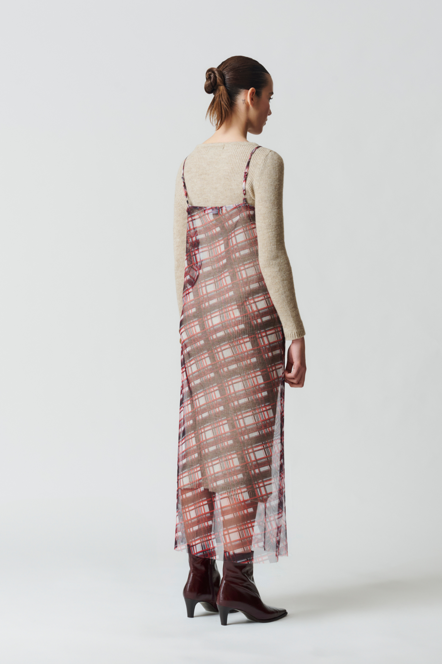 Vestido Doble Lineas