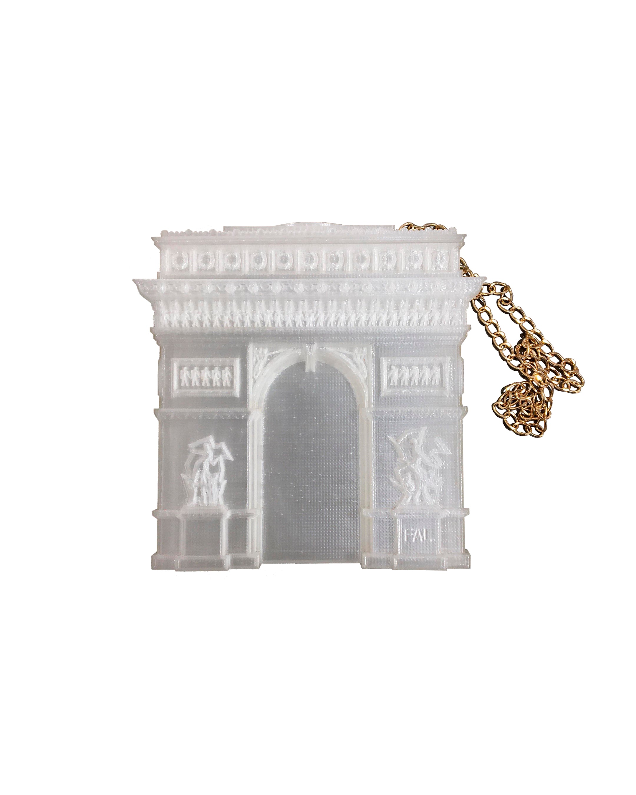 Bolso Arco de Triunfo - Tránslúcido