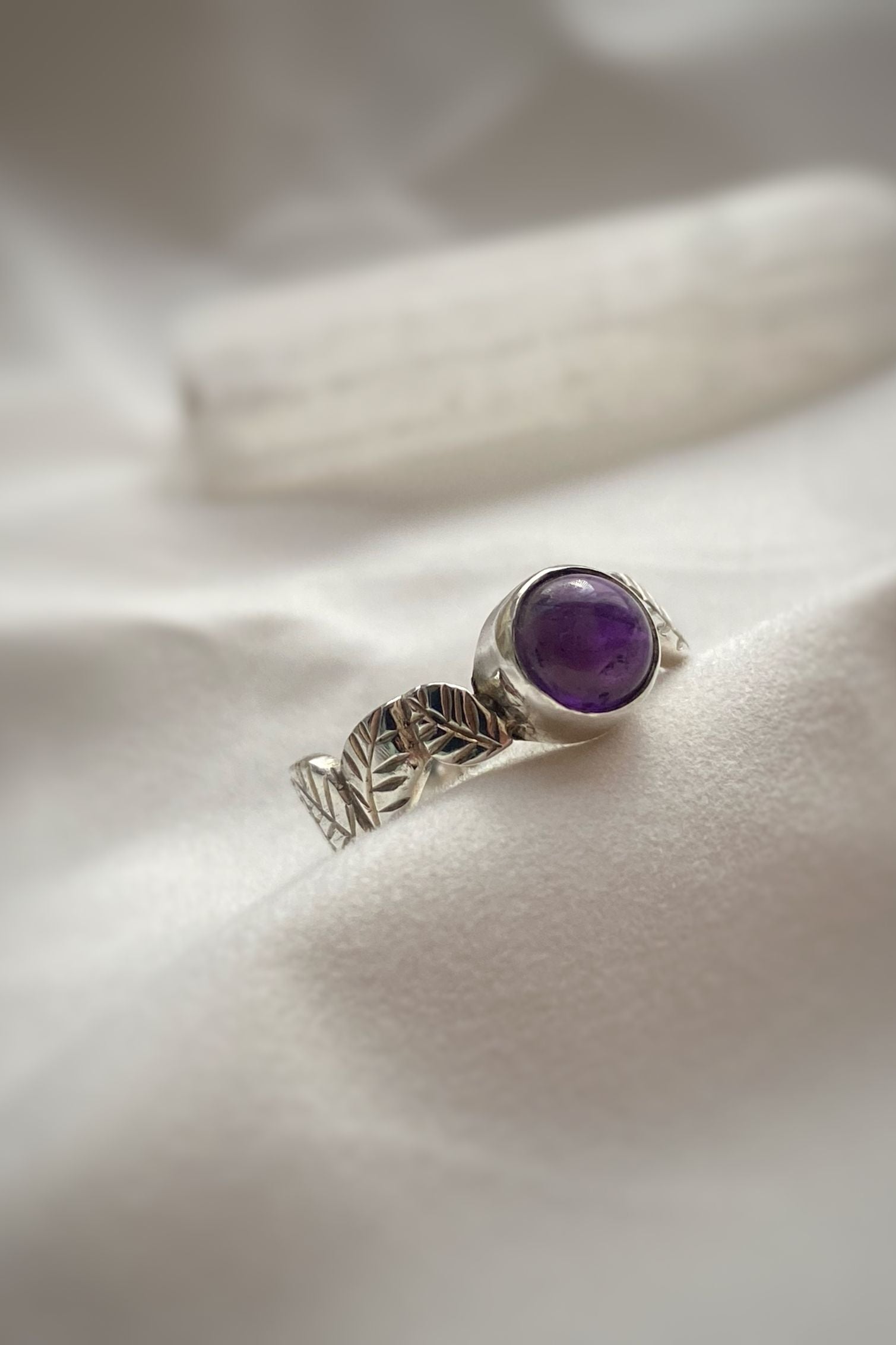 Anillo Hechizo de Protección Amatista