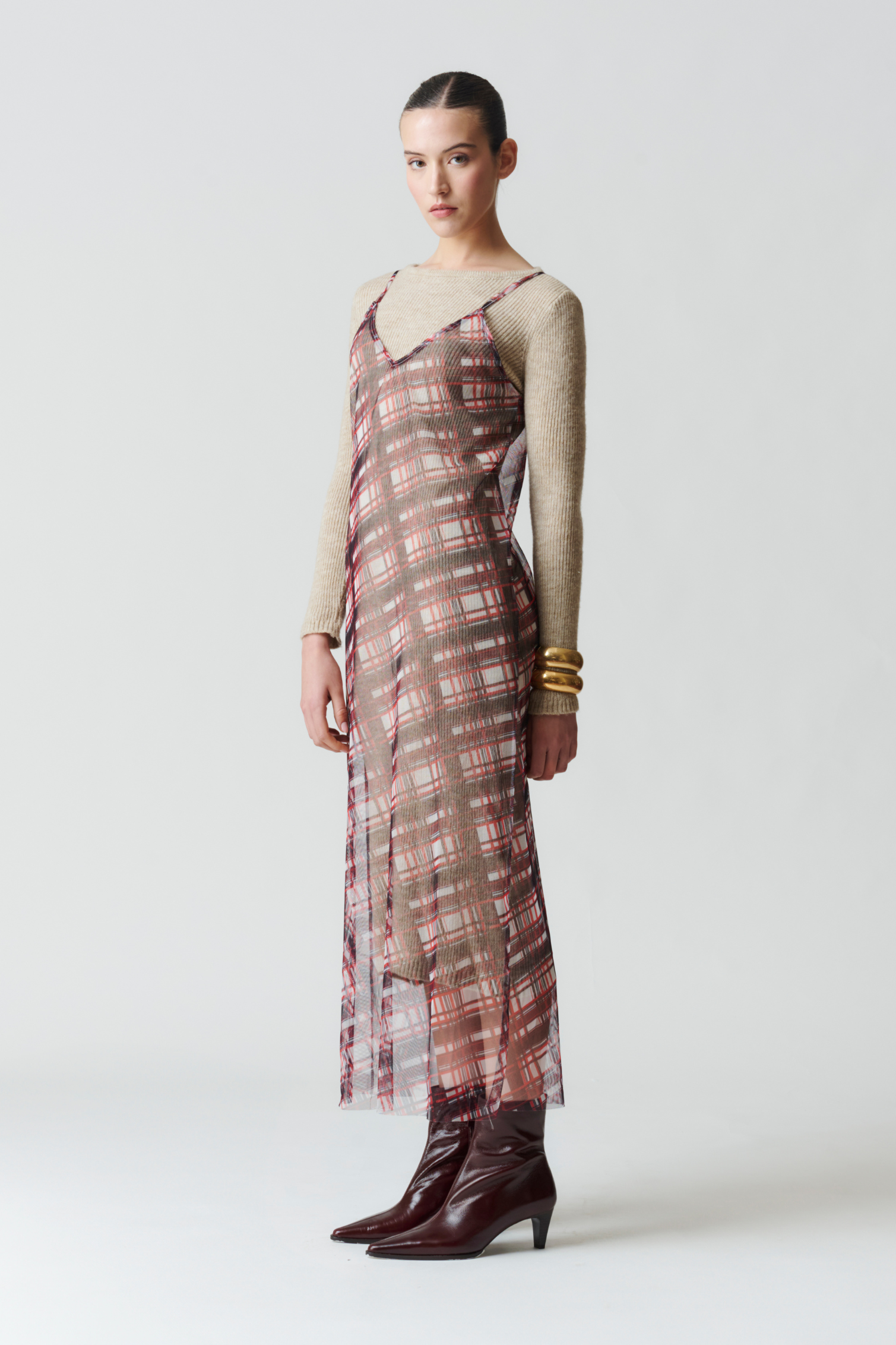 Vestido Doble Lineas