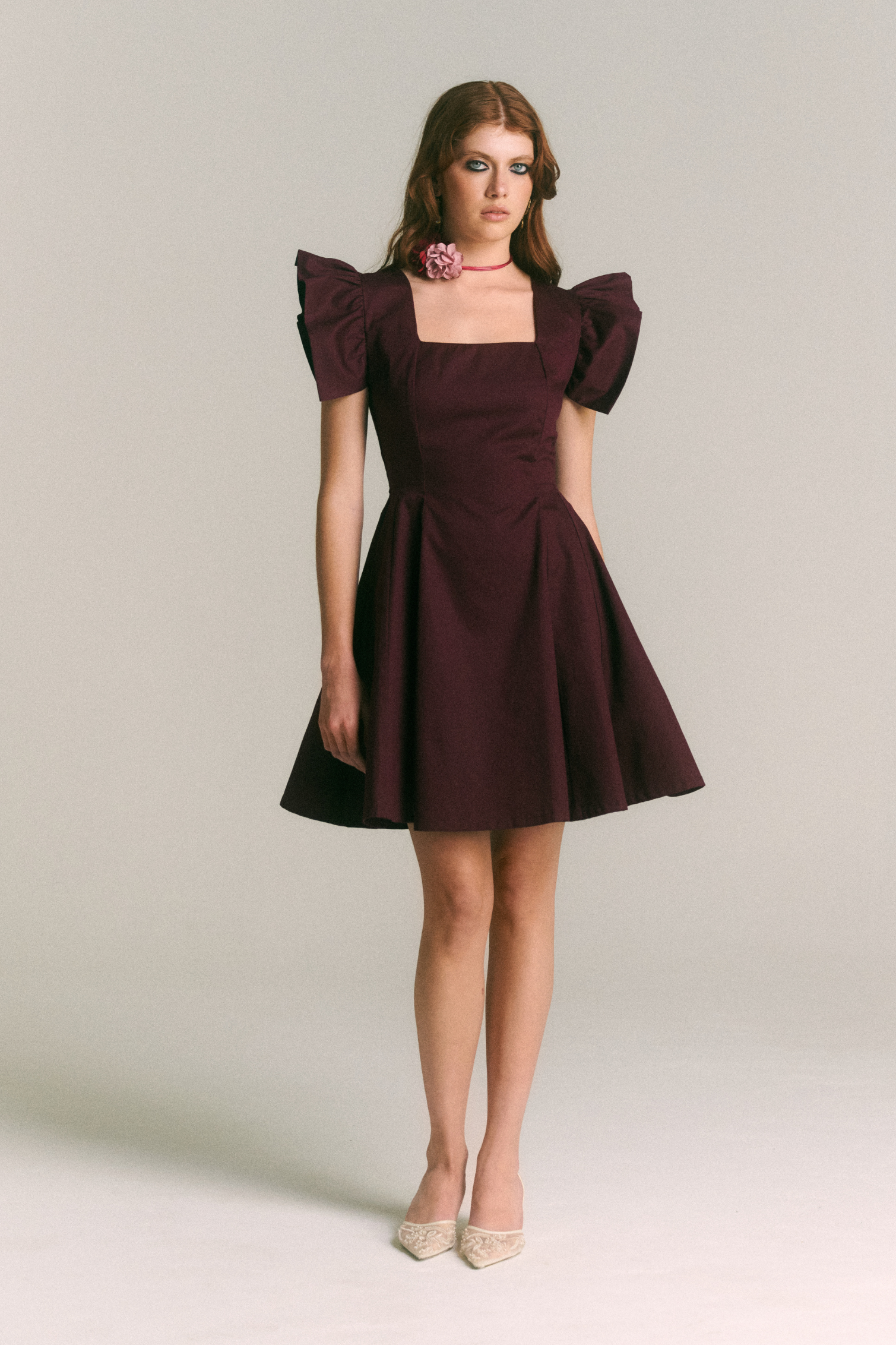 Vestido Julieta Burdeo