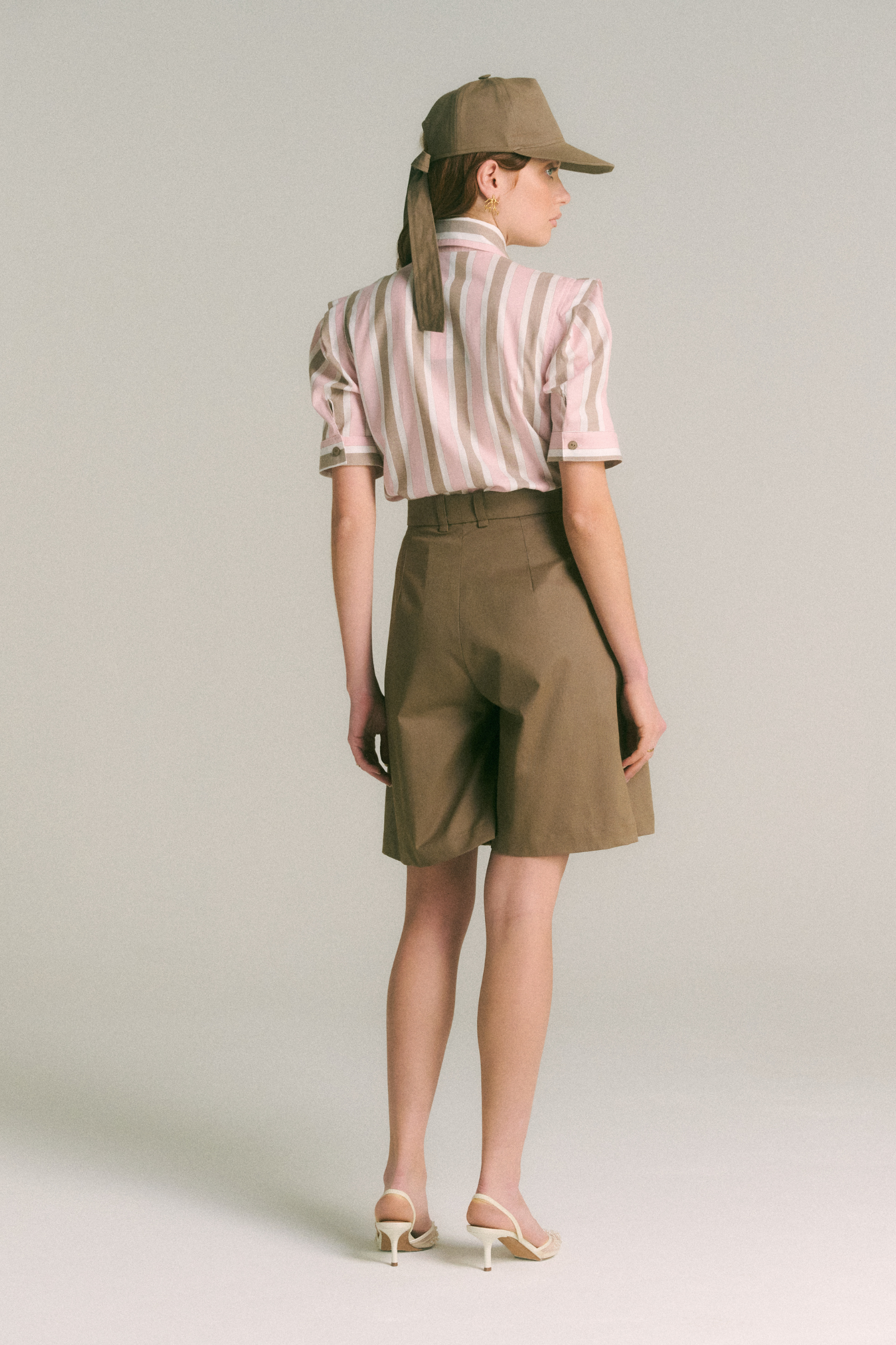 Blusa Lucía Listado Rosa