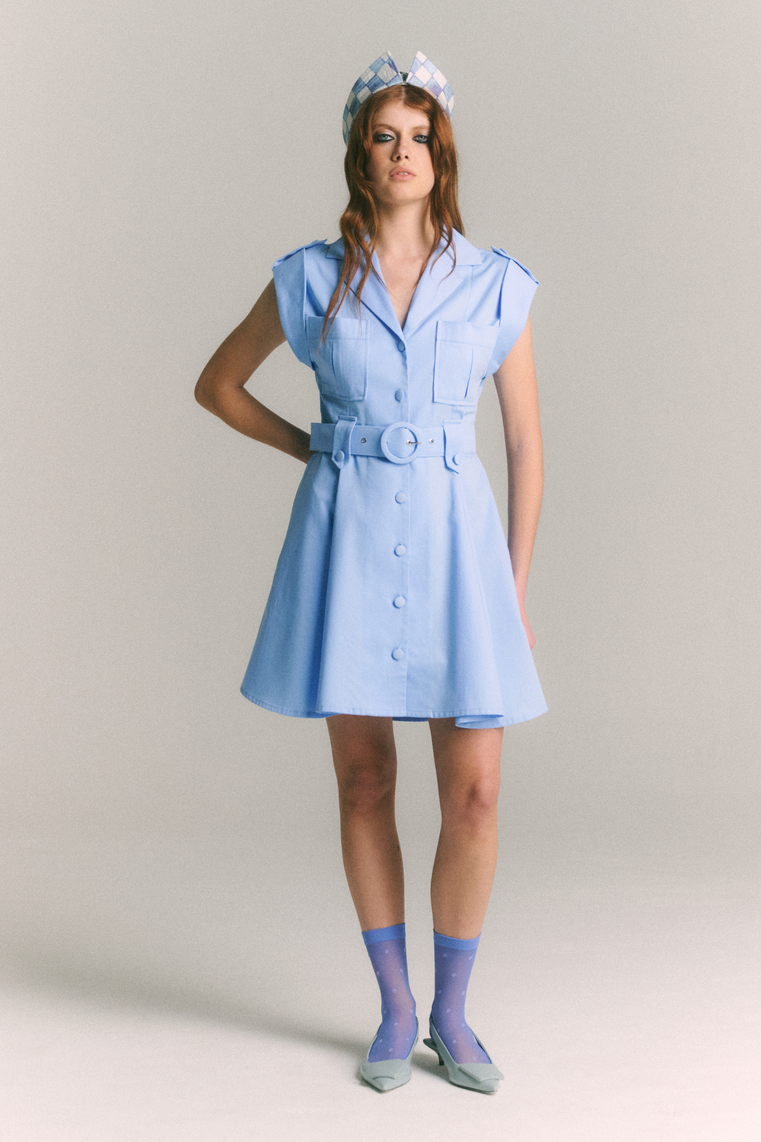 Vestido Greta Celeste