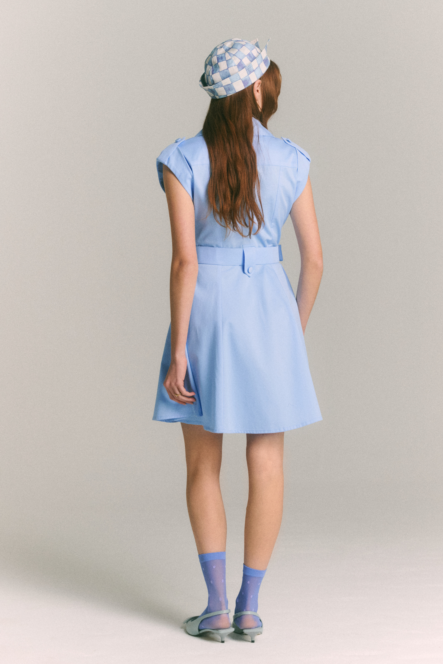 Vestido Greta Celeste