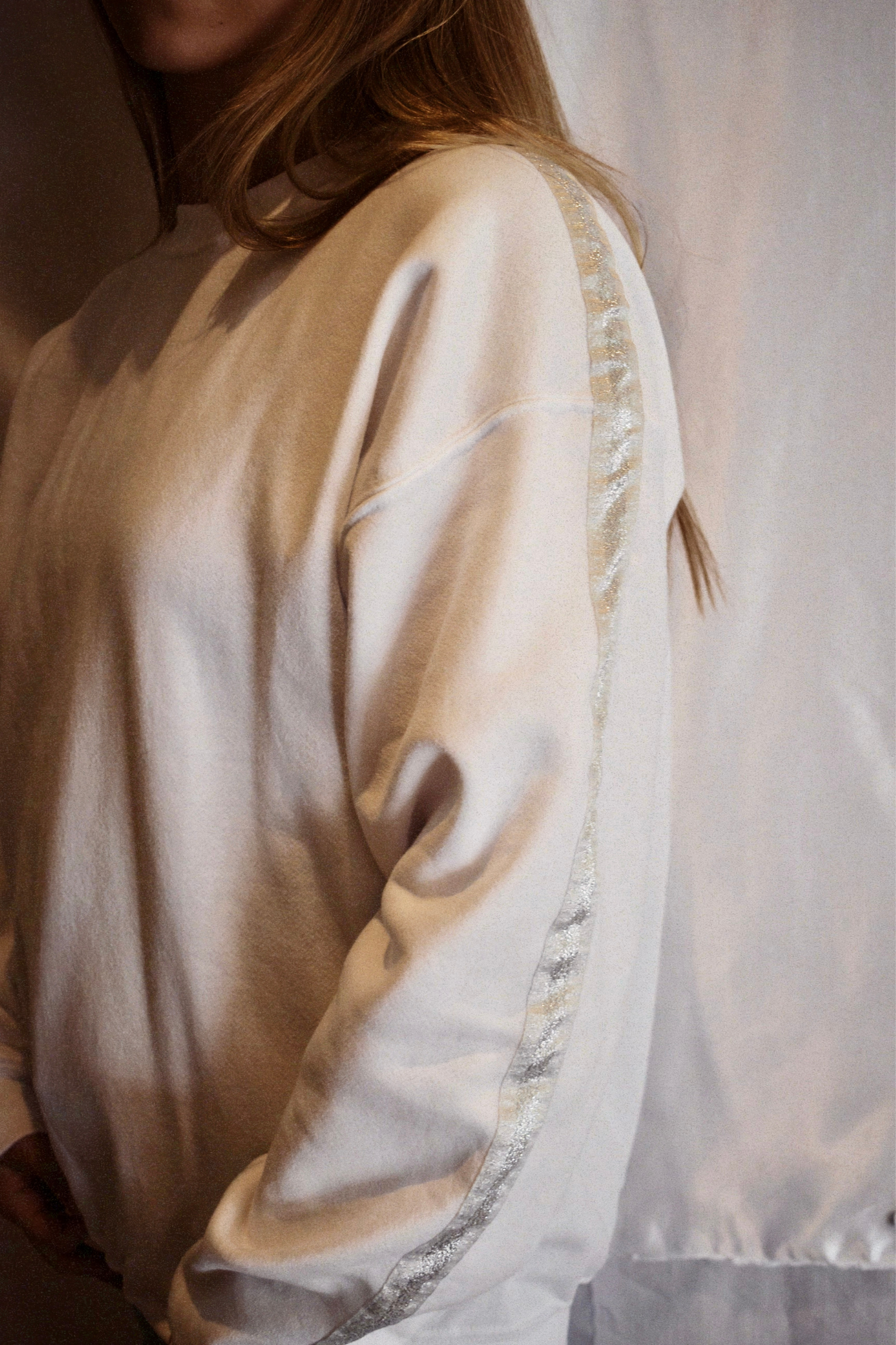 Hoodie Plateado