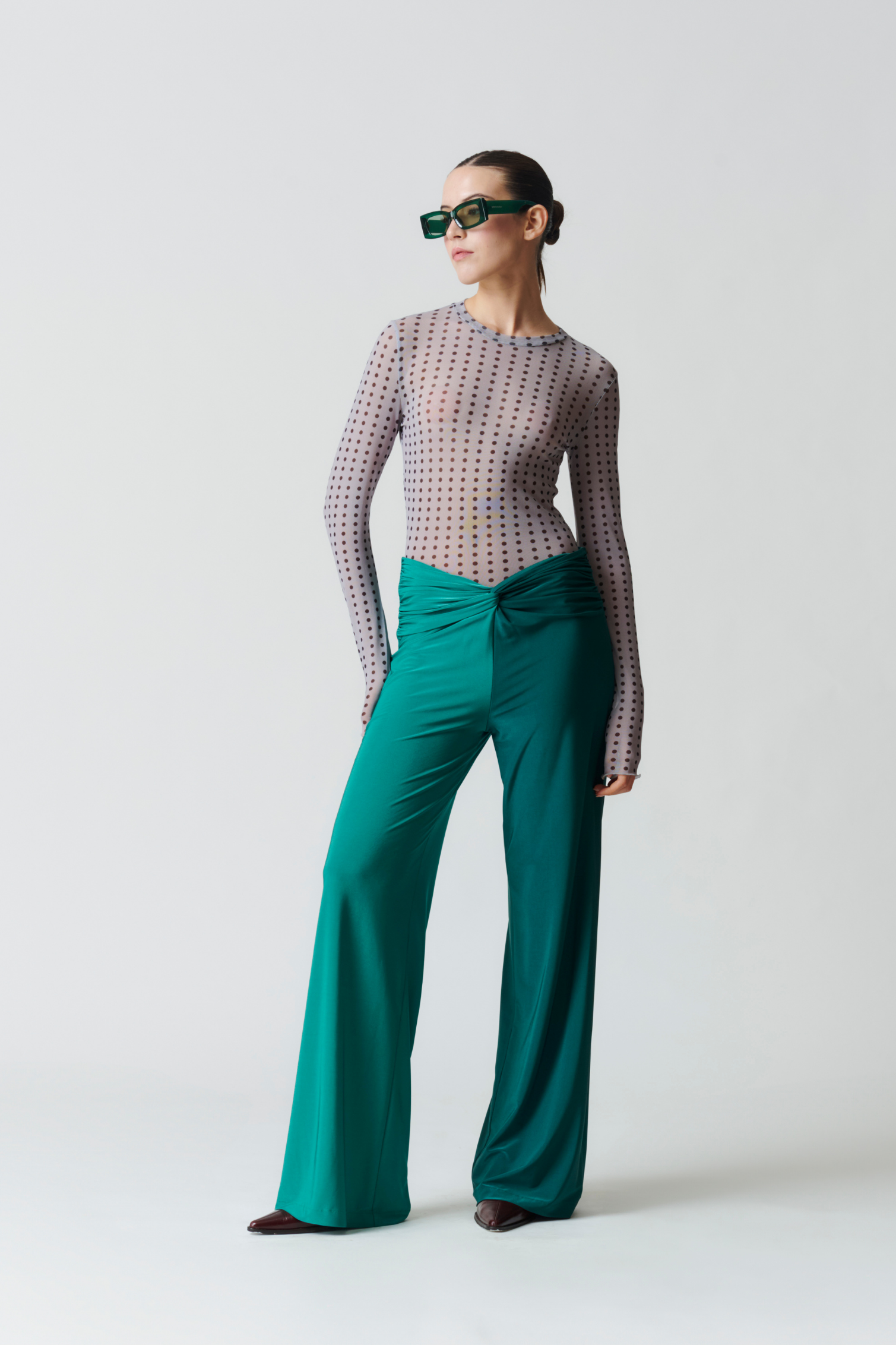 Pantalón Nudo Verde