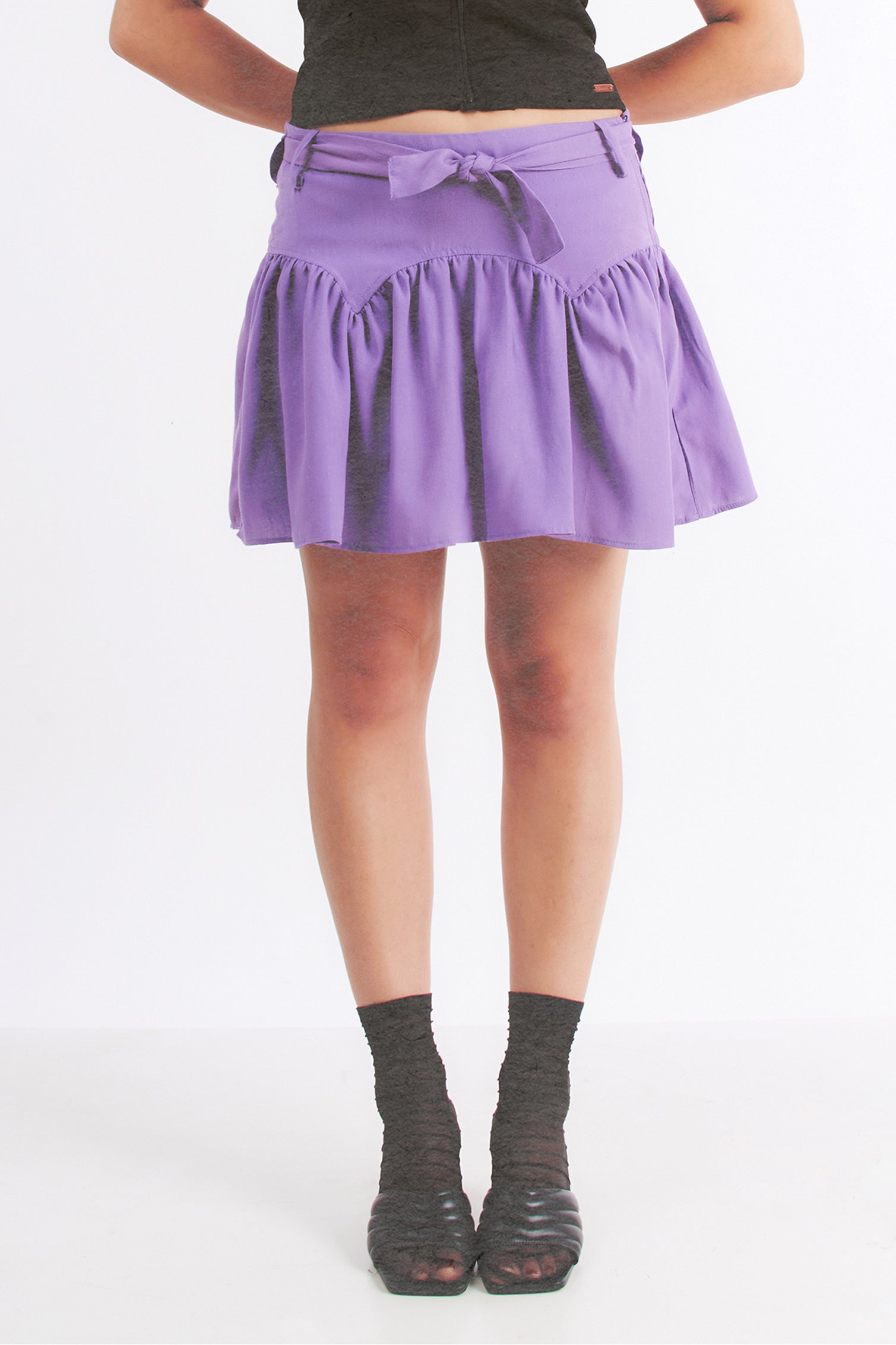 Falda Mini Morada