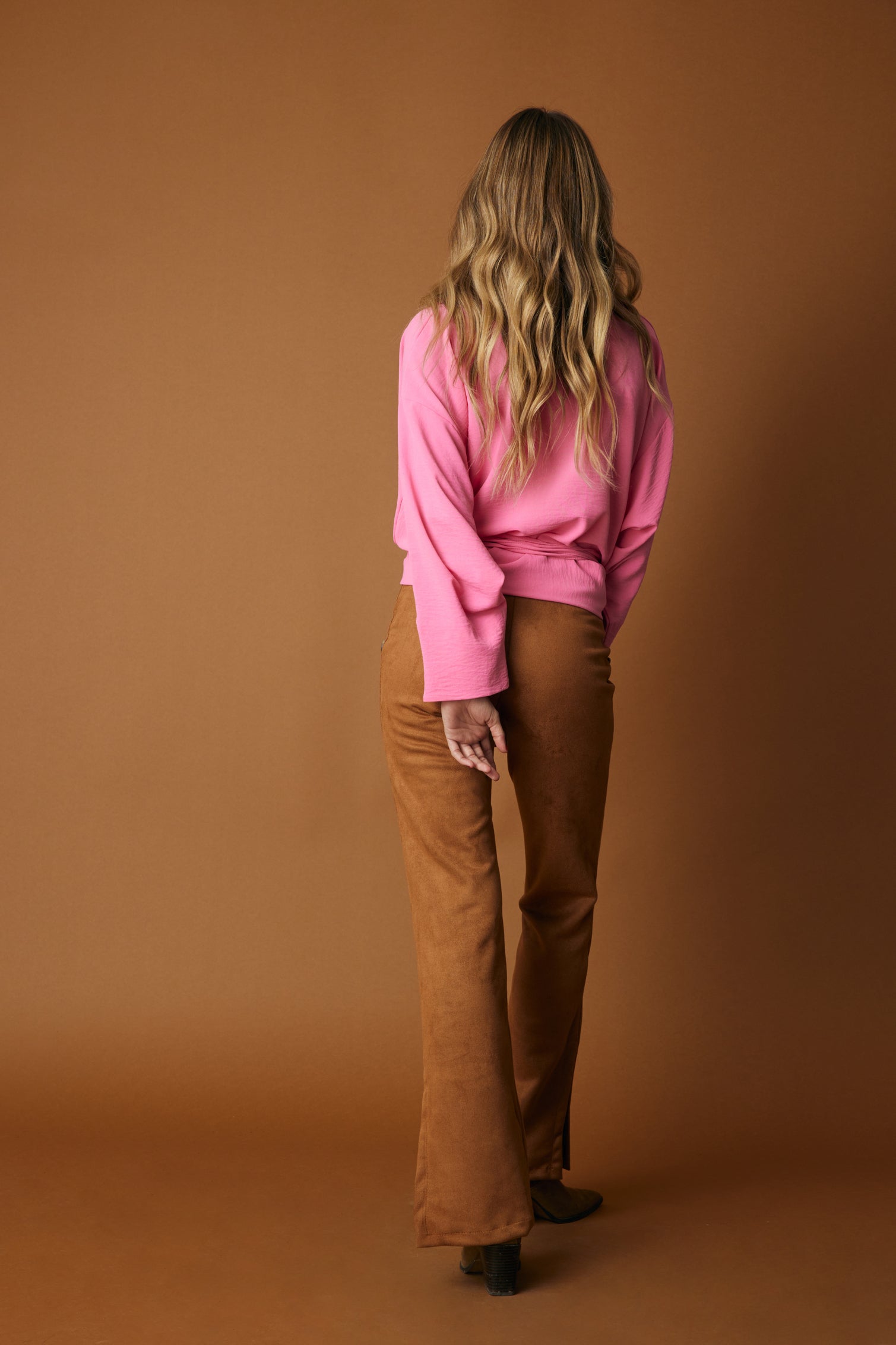 Calza Suede Camel