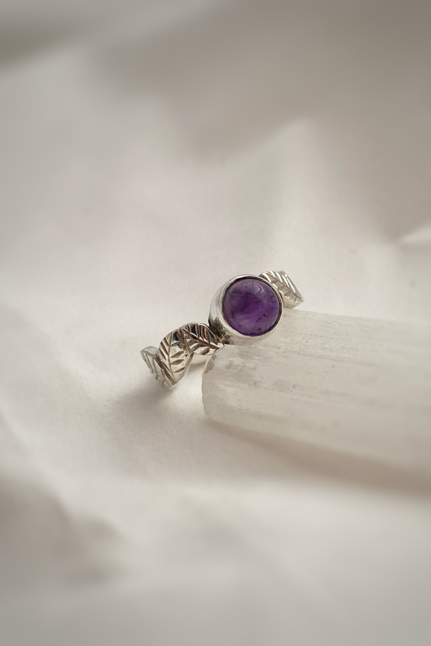 Anillo Hechizo de Protección Amatista
