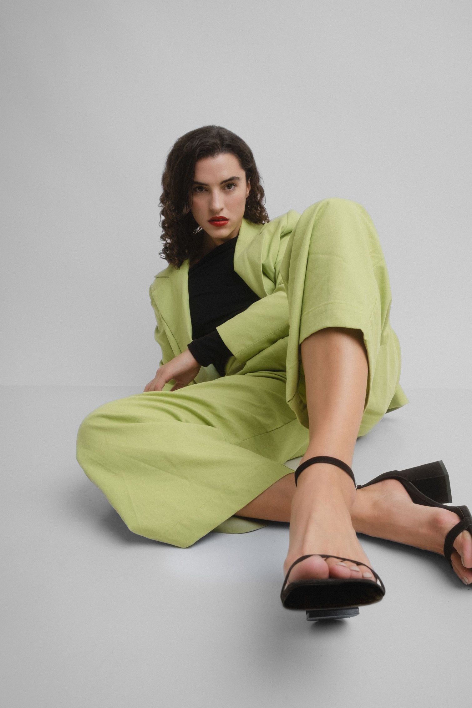 Pantalón Sastre Verde Pistacho