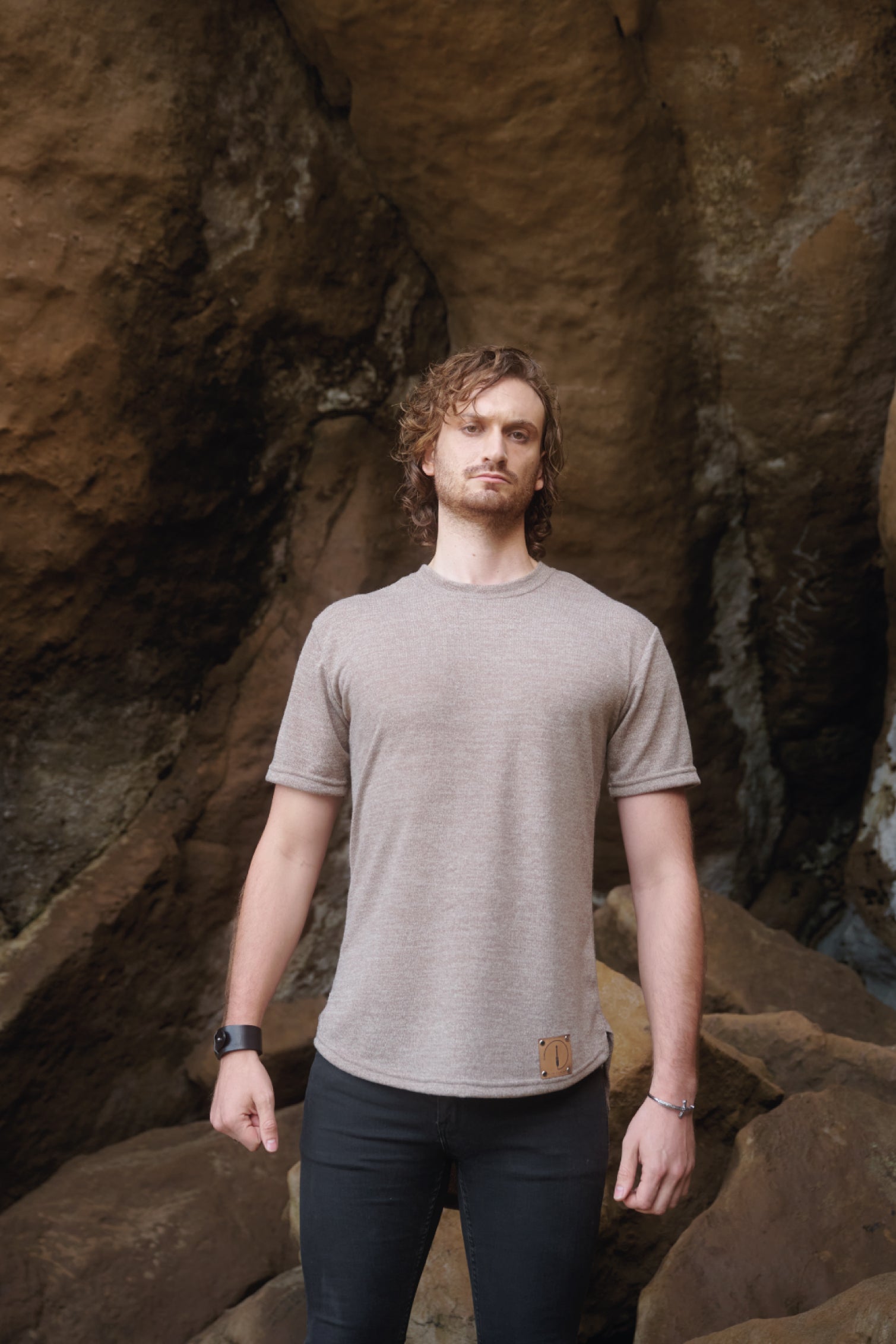 Polera Lana Arena
