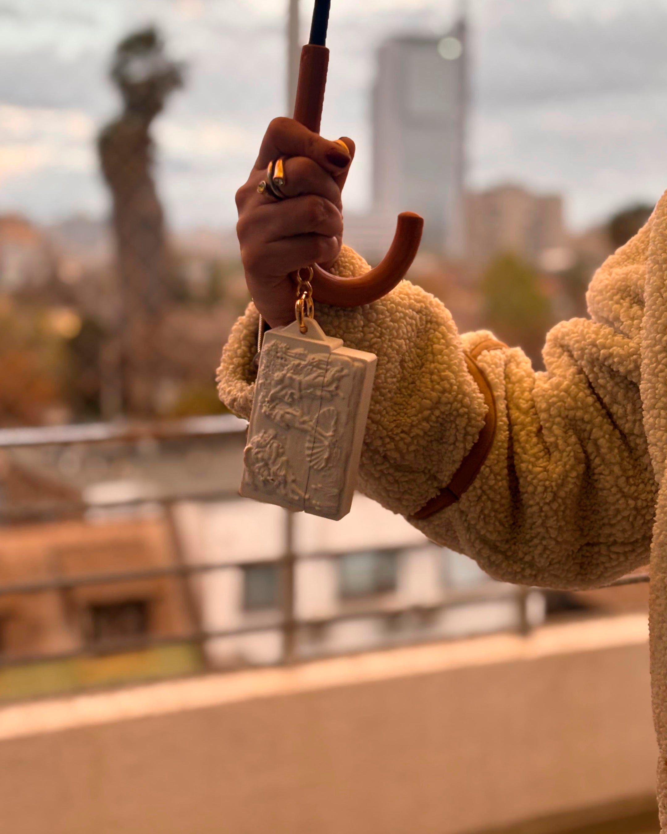 Tarjetero Nacimiento de Venus - Blanco