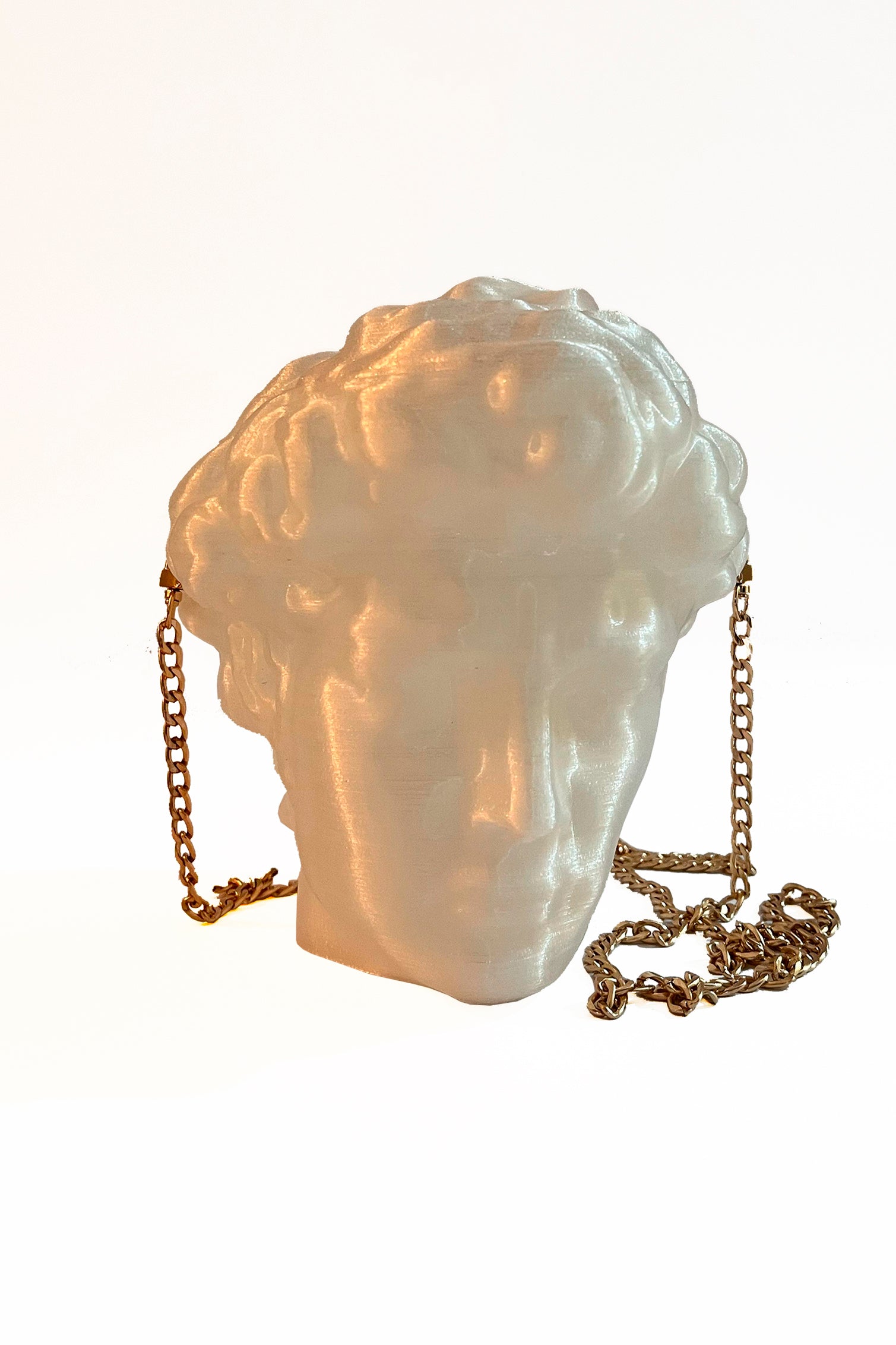 Bolso Cabeza de David - Blanco