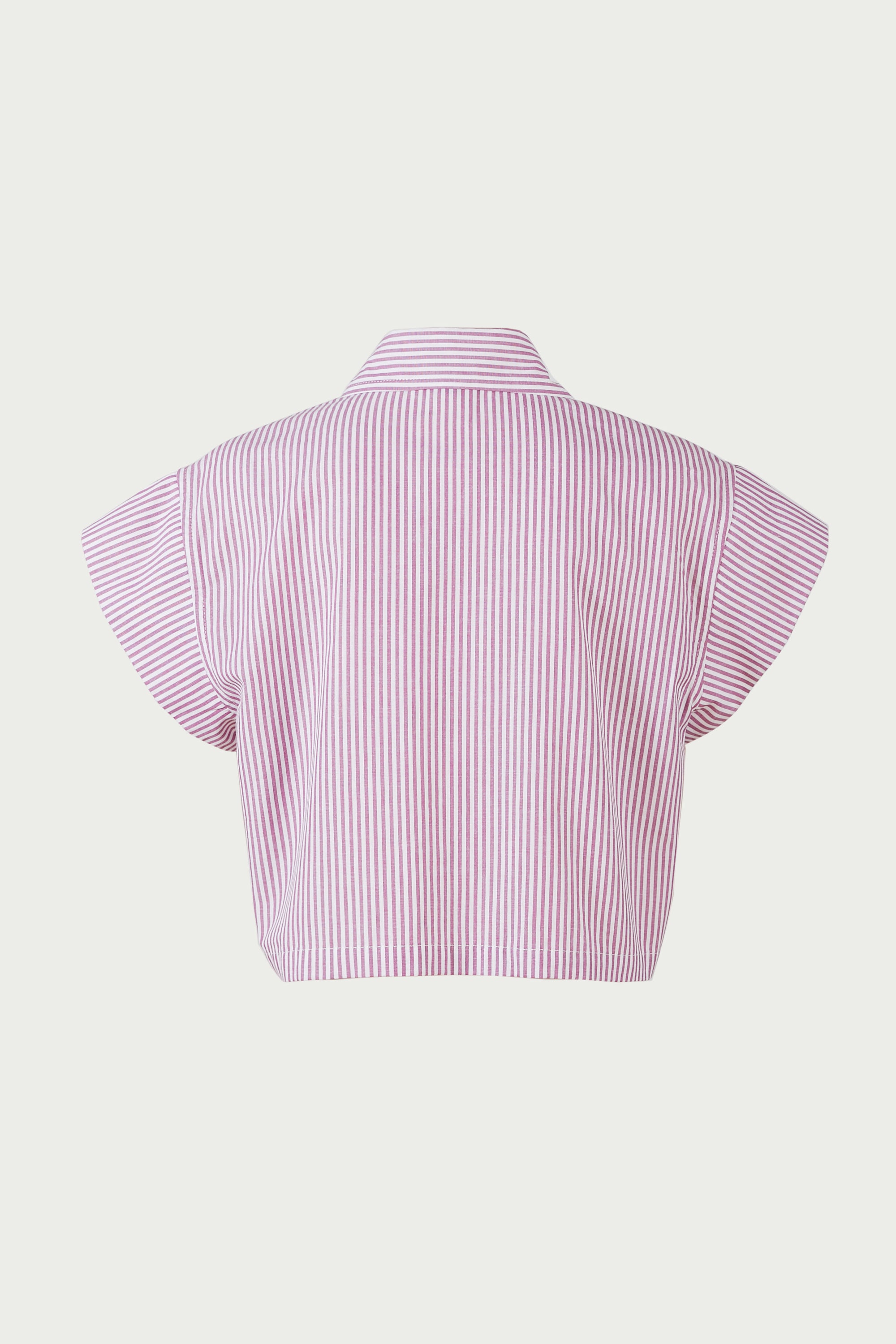 Blusa Rocio Listada Granate