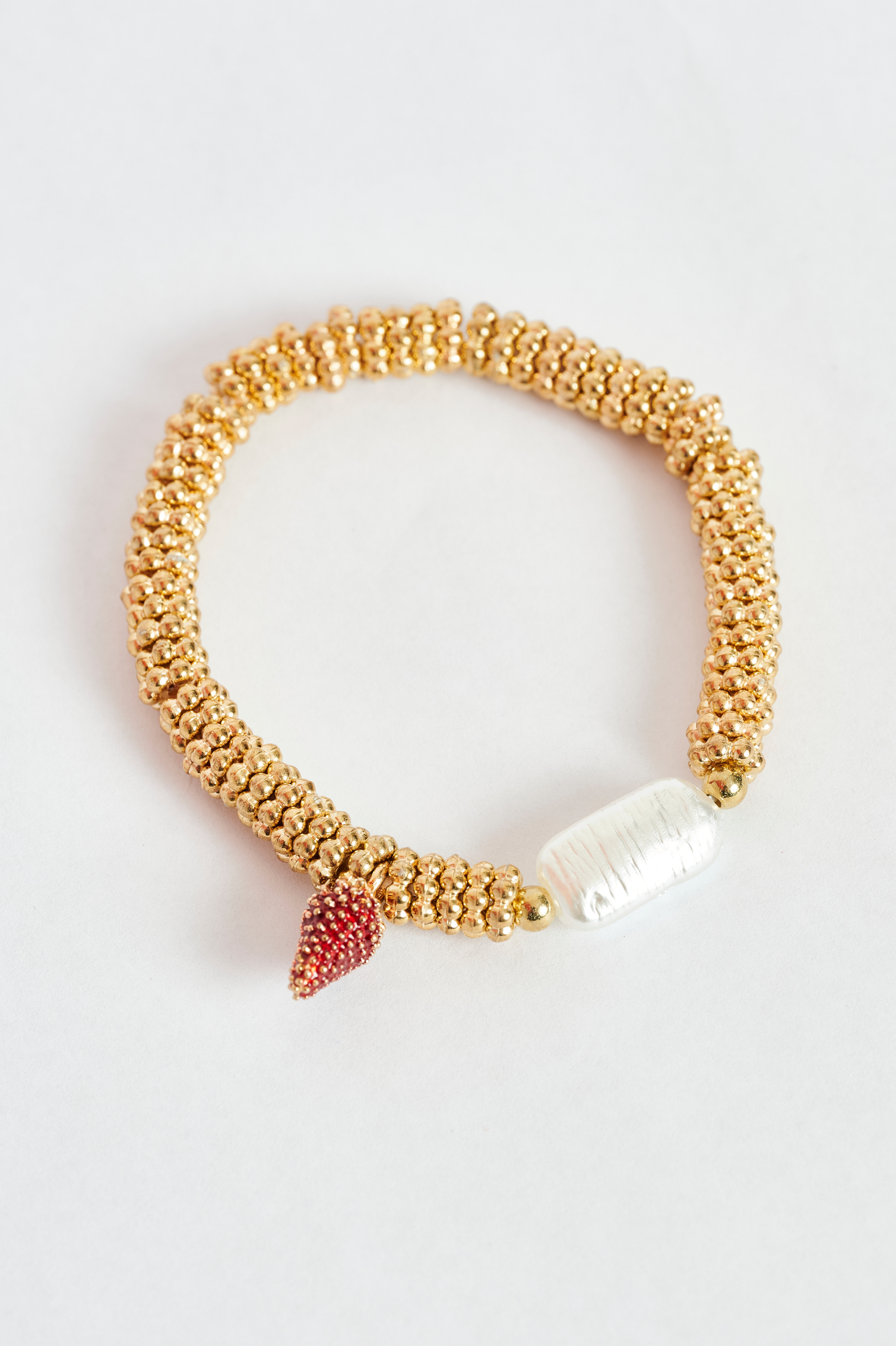 Pulsera Elástica Dorada