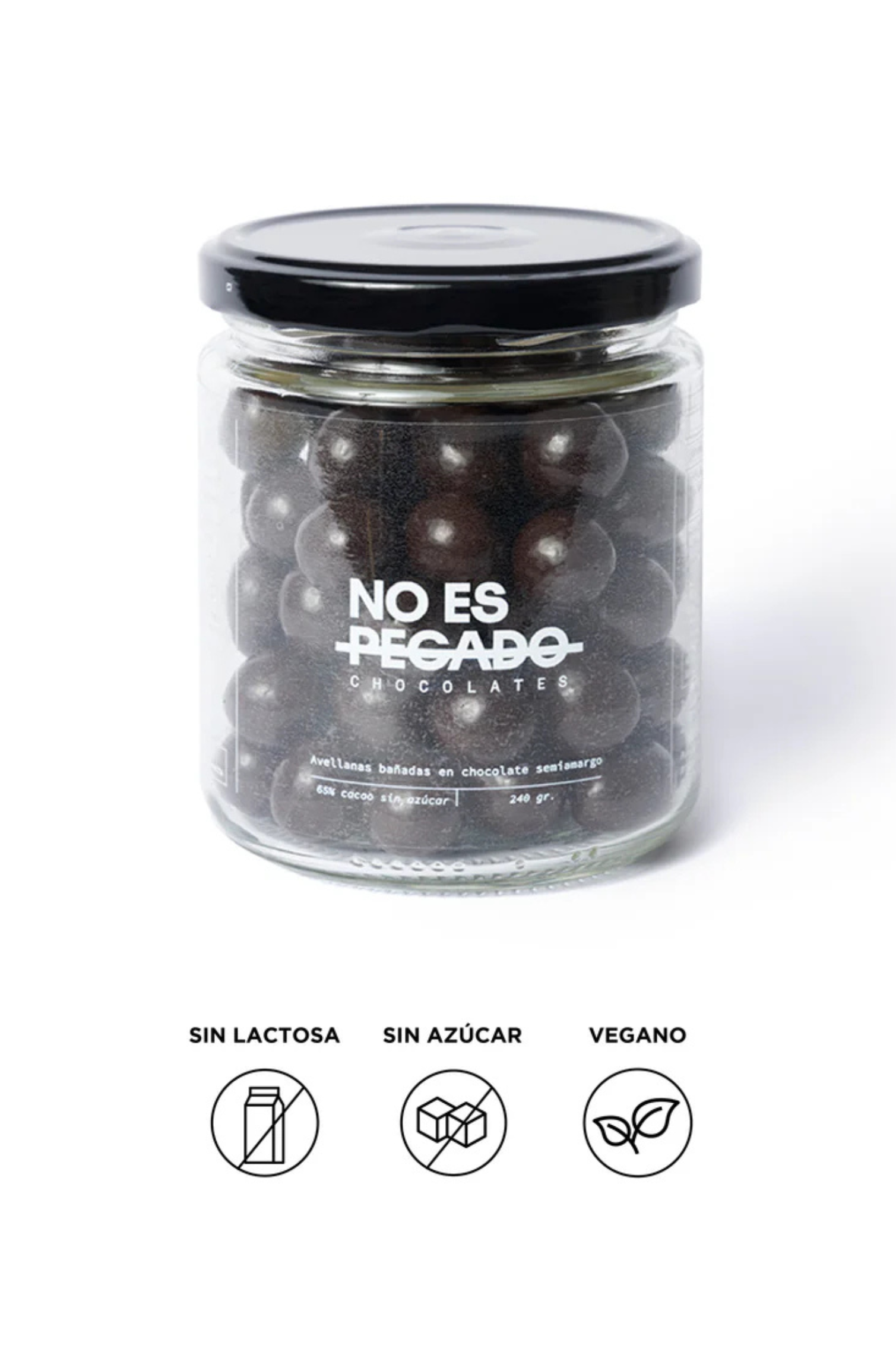 Avellanas Bañadas en Chocolate Negro | 220 grs. (Copia)