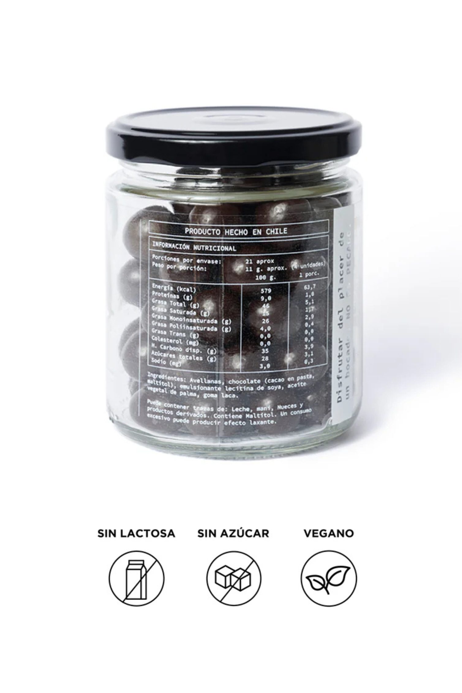 Avellanas Bañadas en Chocolate Negro | 220 grs. (Copia)
