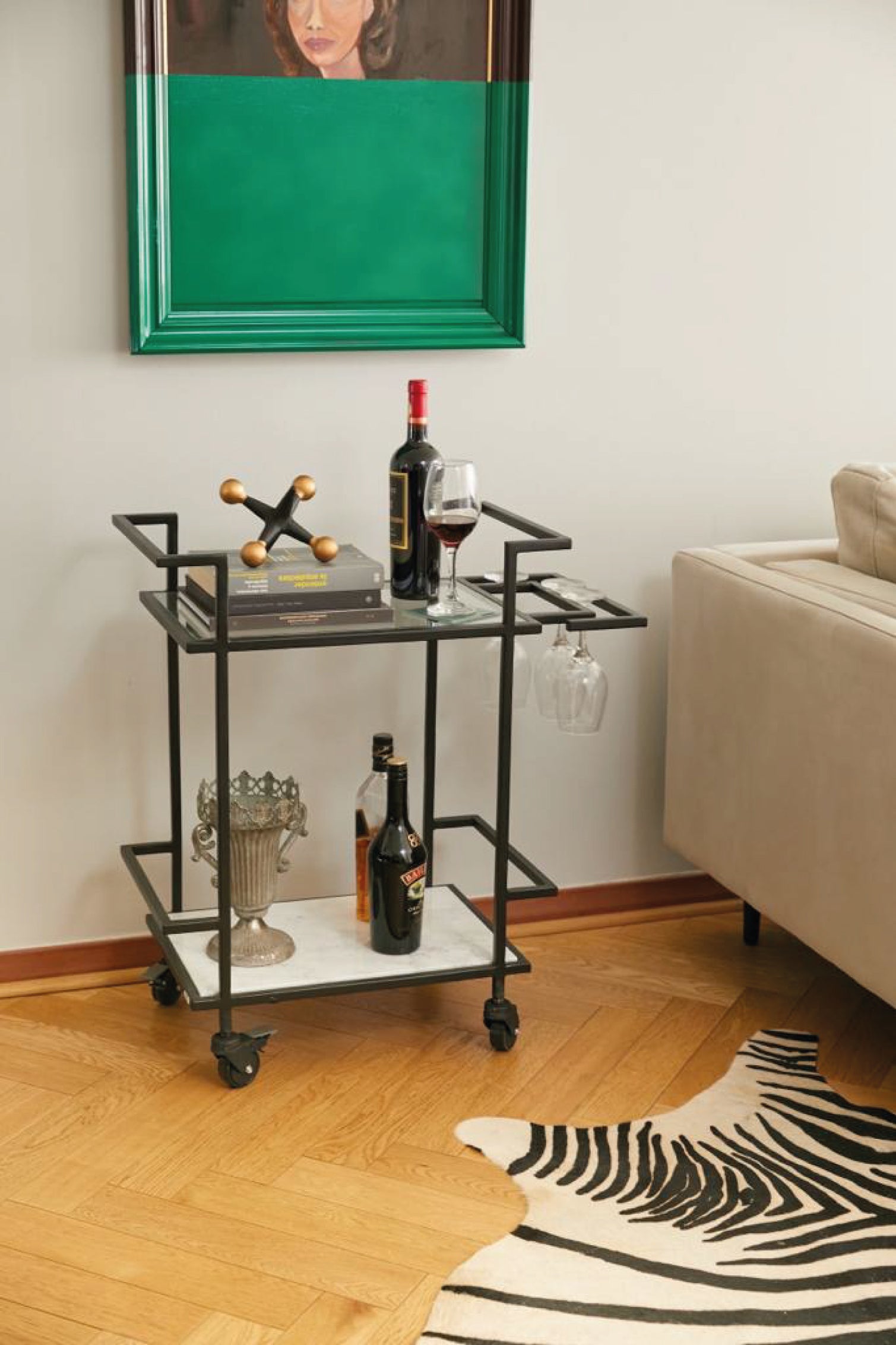 Carrito Bar Vedette Carrara