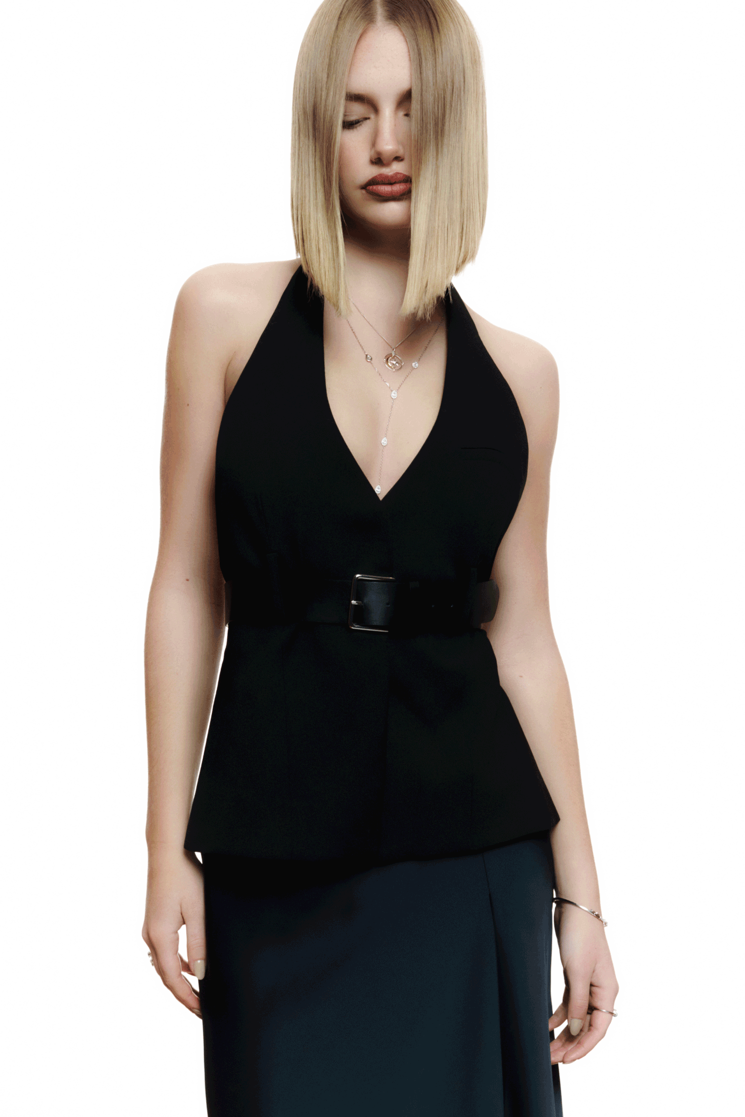 Collar Waterdrop Lariat