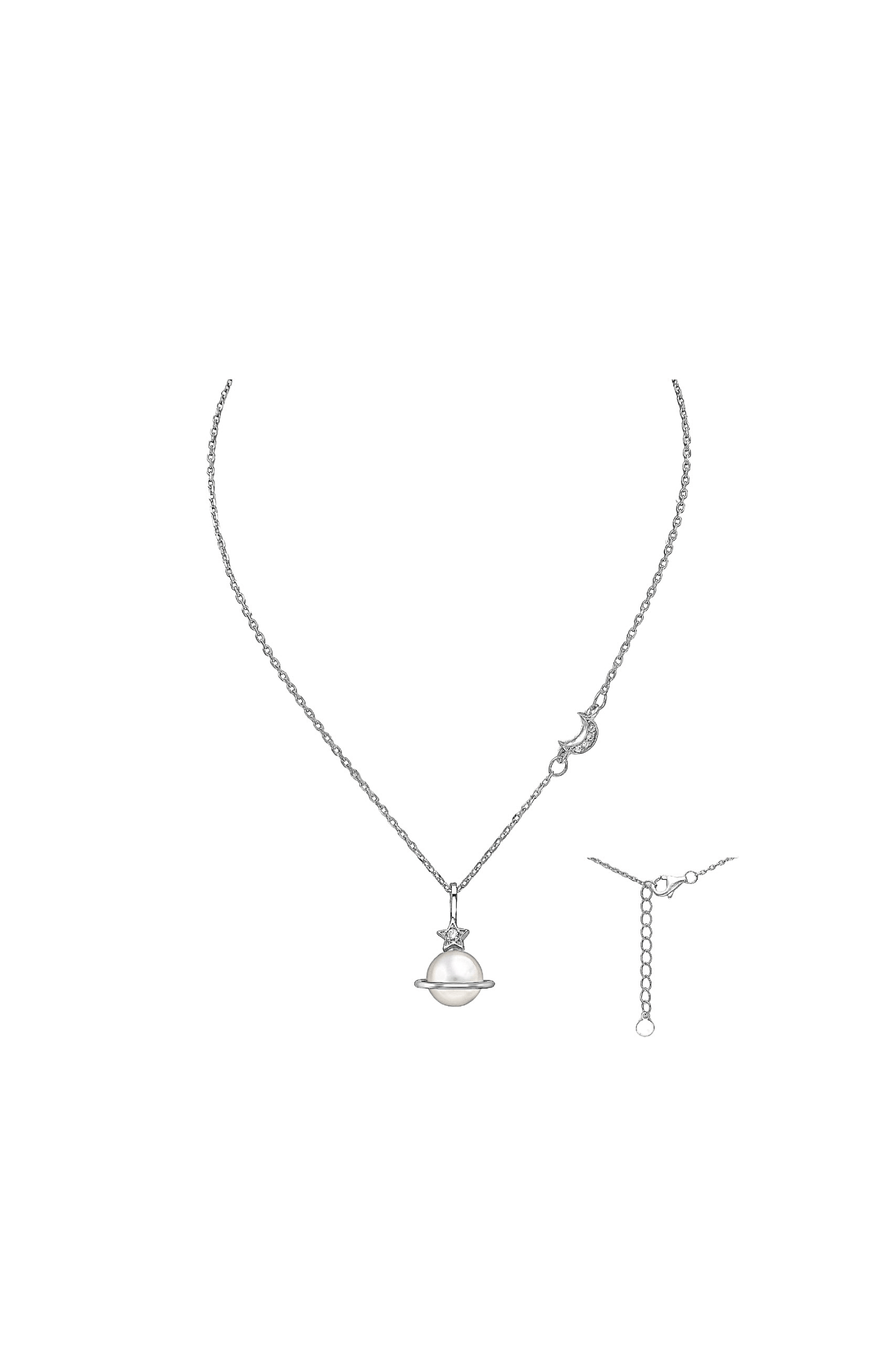 Collar Saturno MoonStar Pearl