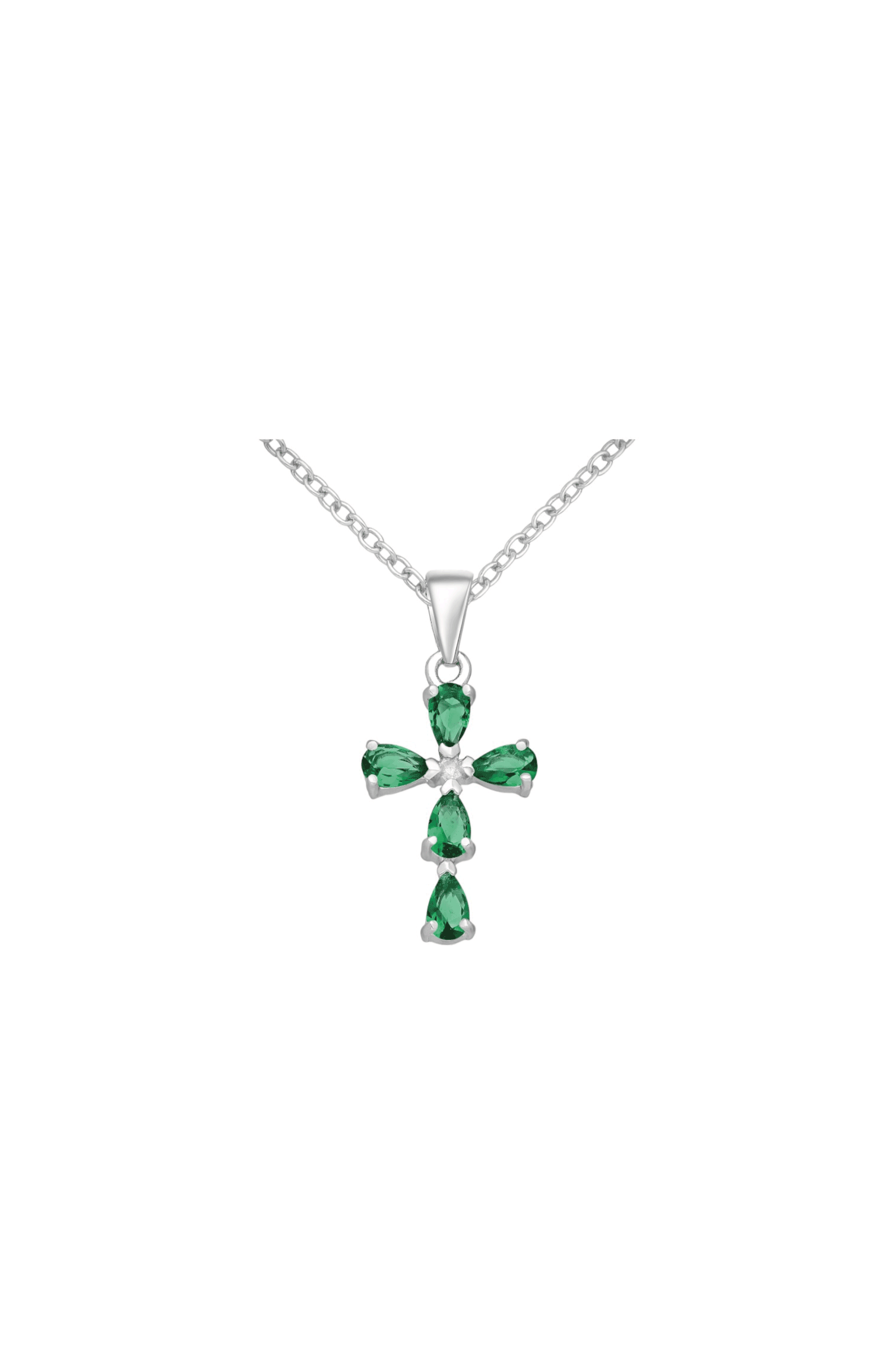 Collar Emerald Faith Pendant