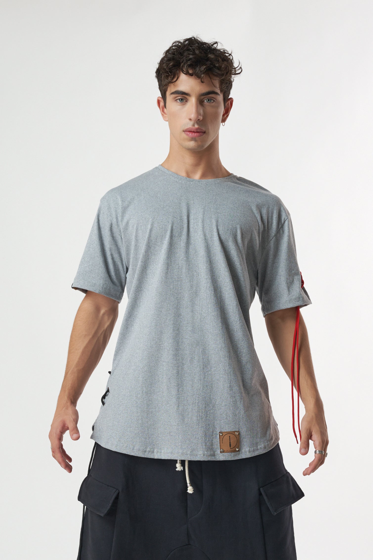 Polera Gris Cruz